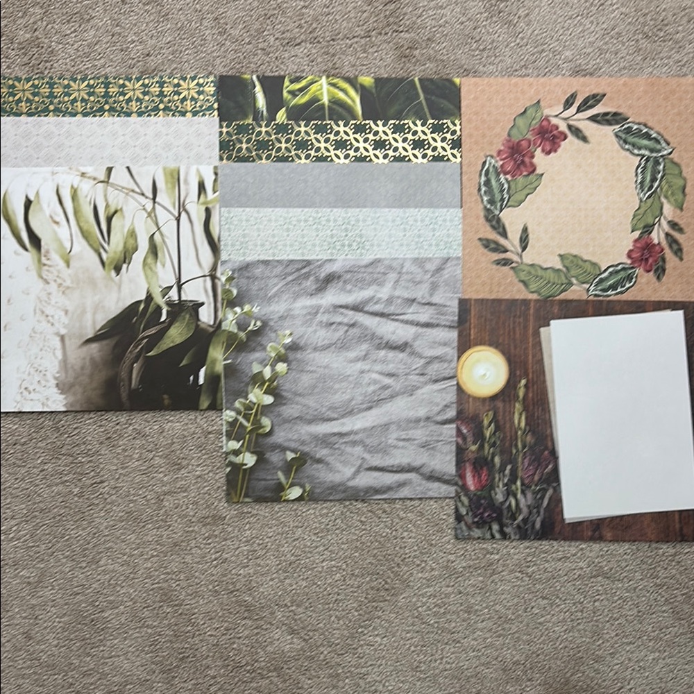 Scrapbook Paper Set (10 sheets)